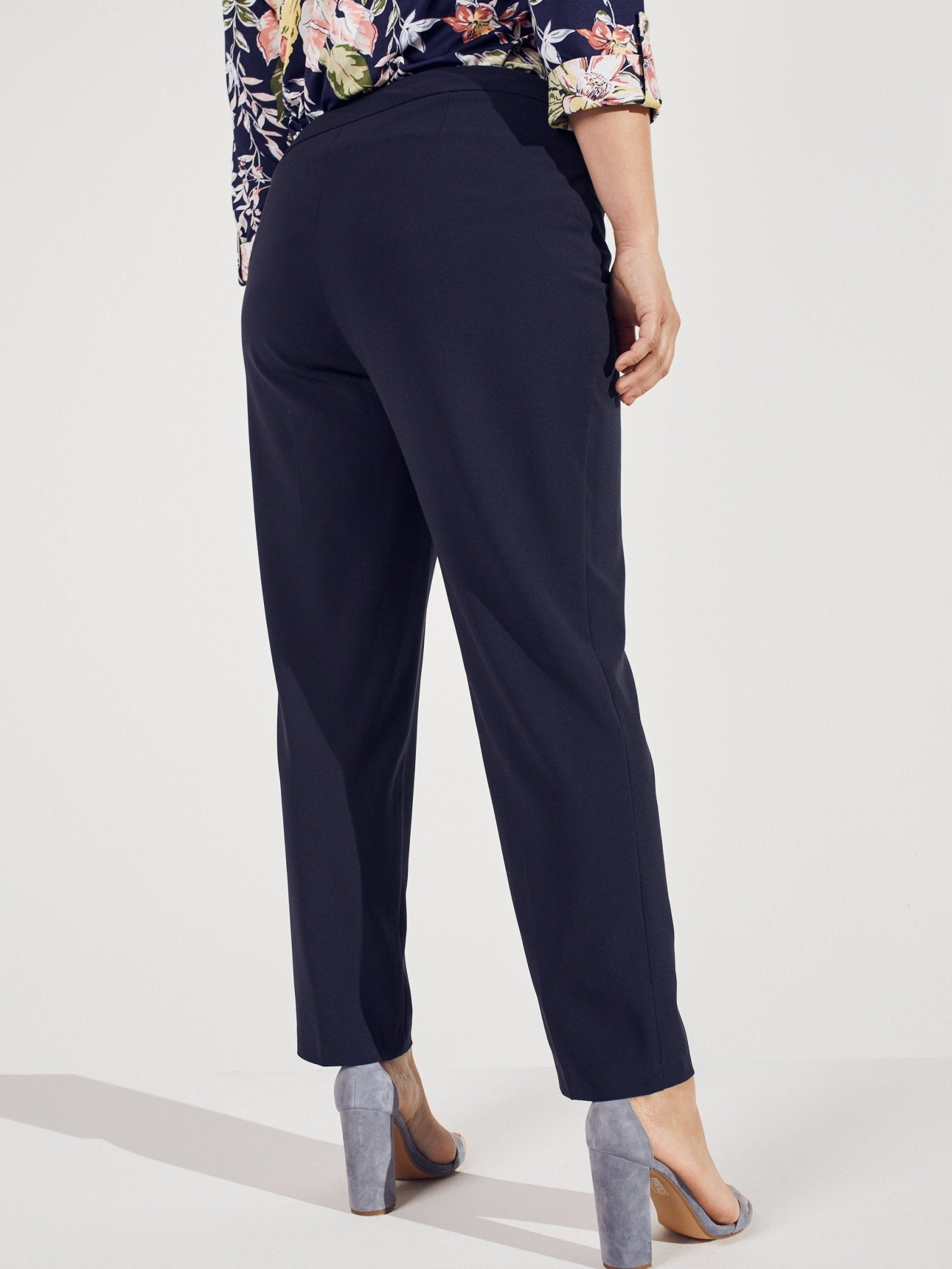 Pull On Tummy Control Pants With L Pockets - Short Length - Plus - DressbarnPants