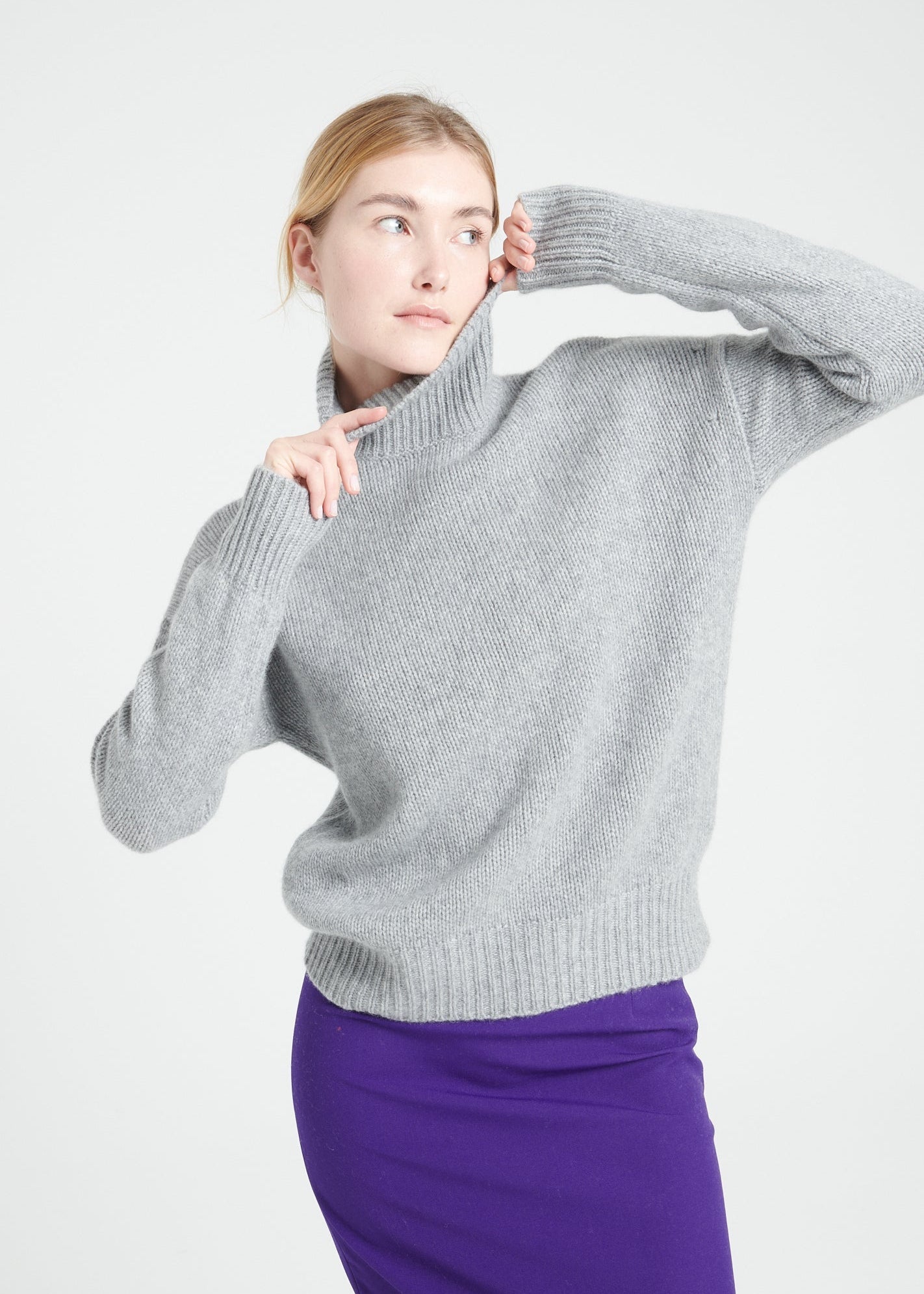 Pure Cashmere 10 ply Funnel Neck Sweater (Mia 9) - DressbarnSweaters & Hoodies