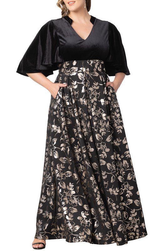 Radiant Opulence Evening Gown - Plus Dressbarn Radiant Opulence Evening Gown - Plus Dressbarn