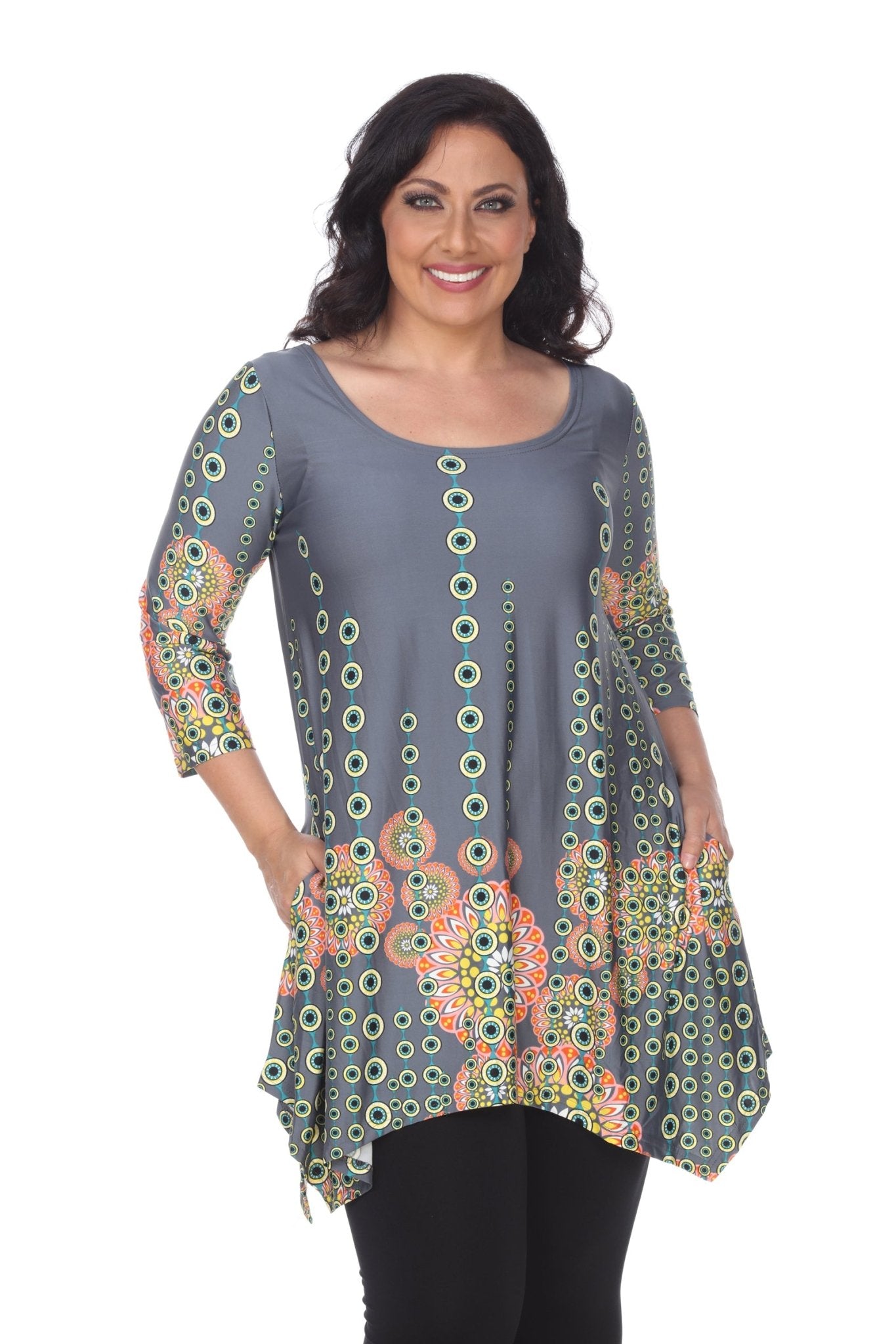 Rella Tunic Top - Plus - DressbarnShirts & Blouses