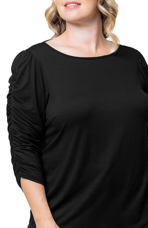 Reverie Ruched Top - Plus - DressbarnShirts & Blouses