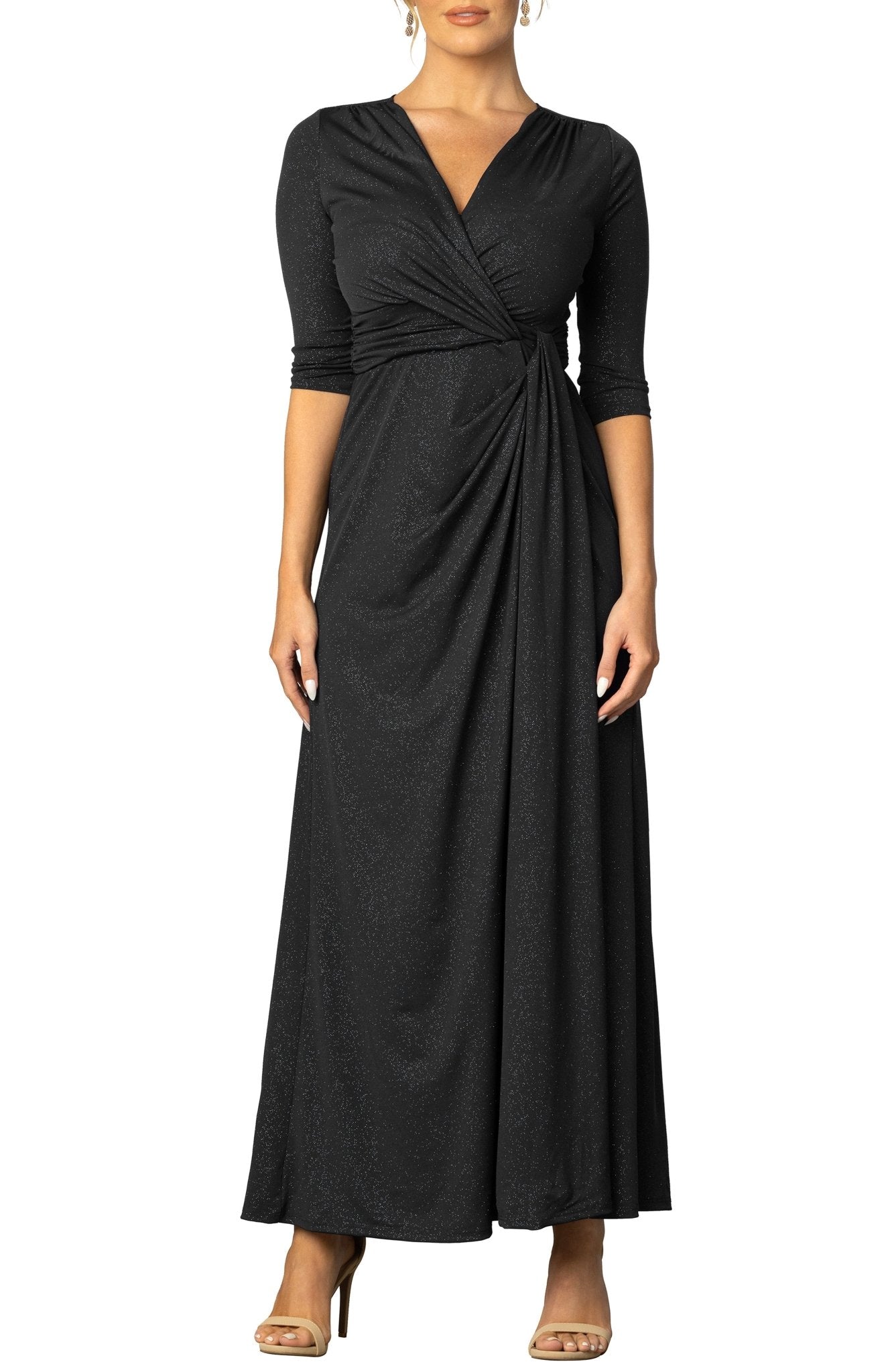 Kiyonna Women's Romanced by Moonlight Evening Gown - Midnight Star