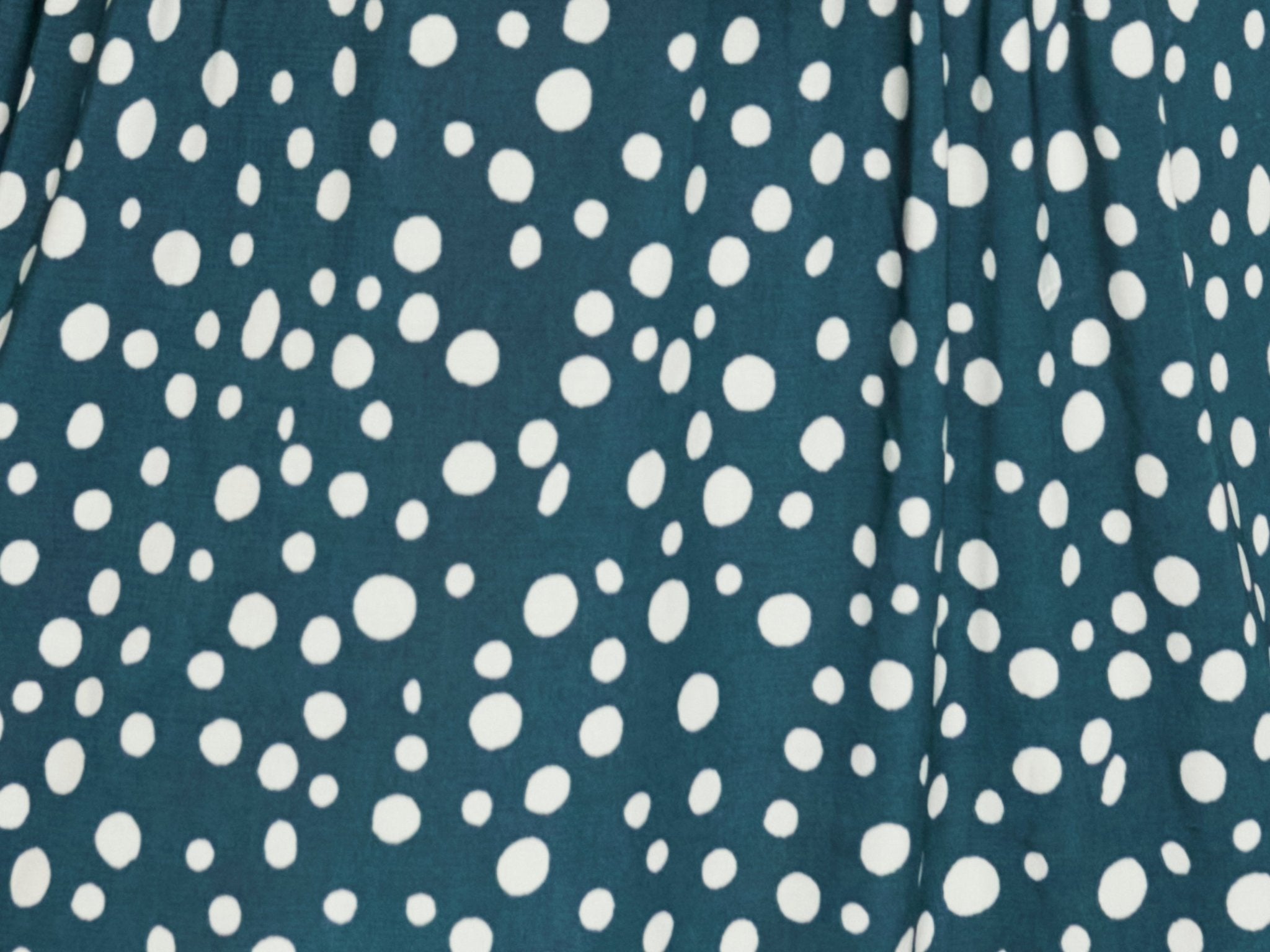 Roz & Ali 3/4 Roll Tab Polka Dots Print Popover - Plus - DressbarnClothing