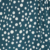 Roz & Ali 3/4 Roll Tab Polka Dots Print Popover - Plus - DressbarnClothing