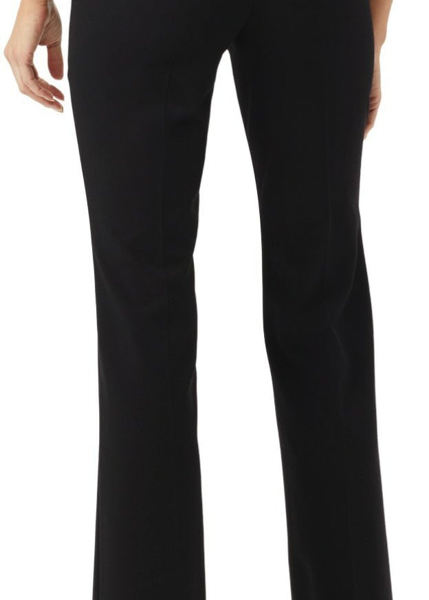Roz & Ali Black Secret Agent Trouser With Cateye Pockets and Zipper - Average Length - DressbarnPants