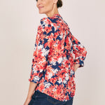 Roz & Ali Bright Garden Floral Popover - DressbarnShirts & Blouses