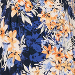 Roz & Ali Geranium Flower Popover - Plus - DressbarnShirts & Blouses