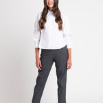 Roz & Ali Millennium Black Grid Pull On Ankle Pants - DressbarnPants