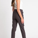 Roz & Ali Millennium Wine Plaid Pull On Ankle Pants - DressbarnPants