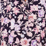 Roz & Ali Navy Ground Flower Popover - Plus - DressbarnShirts & Blouses