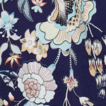 Roz & Ali Navy Jacobean Floral Popover - DressbarnShirts & Blouses