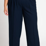 Roz & Ali Pleated Wide Leg Trouser Pants - Plus - DressbarnPants