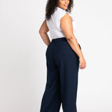 Roz & Ali Pleated Wide Leg Trouser Pants - Plus - DressbarnPants