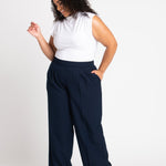 Roz & Ali Pleated Wide Leg Trouser Pants - Plus - DressbarnPants