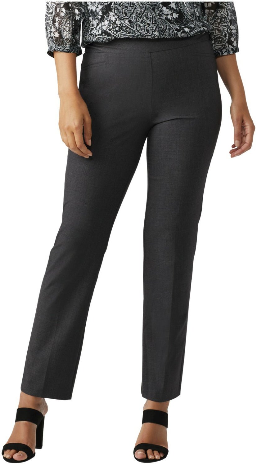 Roz & Ali Secret Agent Comfort Pull On Tummy Control Pant With L Pockets-  Average Pant Length