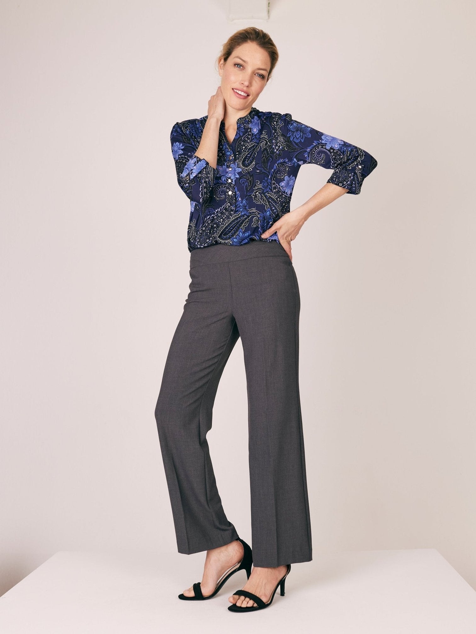 Roz & Ali Secret Agent Pull On Tummy Control Pants – Dressbarn