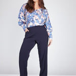 Roz & Ali Secret Agent Pull On Tummy Control Pants Cateye Pockets With Rivets - Plus - DressbarnPants