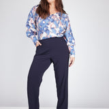 Roz & Ali Secret Agent Pull On Tummy Control Pants Cateye Pockets With Rivets - Plus - DressbarnPants