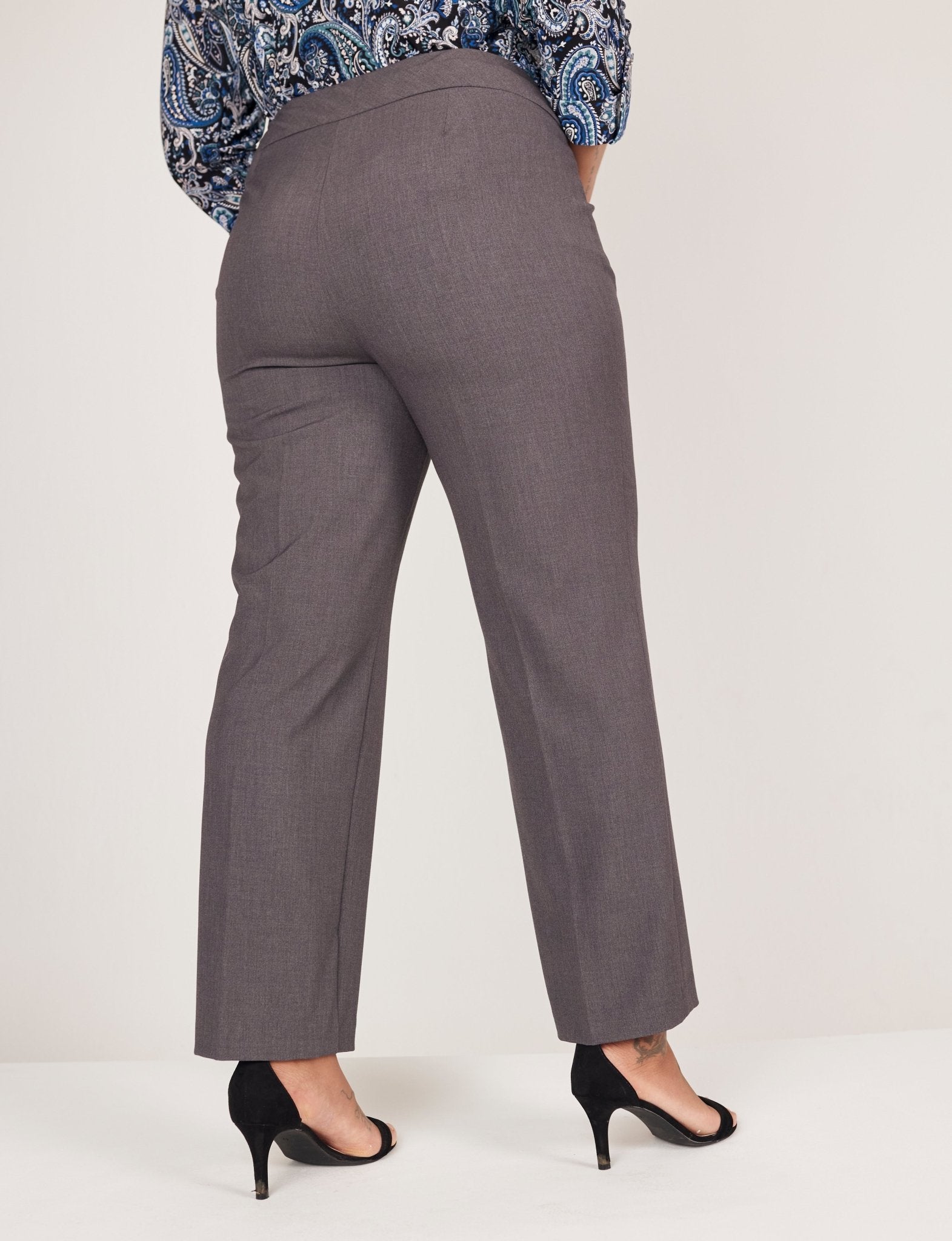 Roz & Ali Secret Agent Pull On Tummy Control Pants - Plus - DressbarnPants