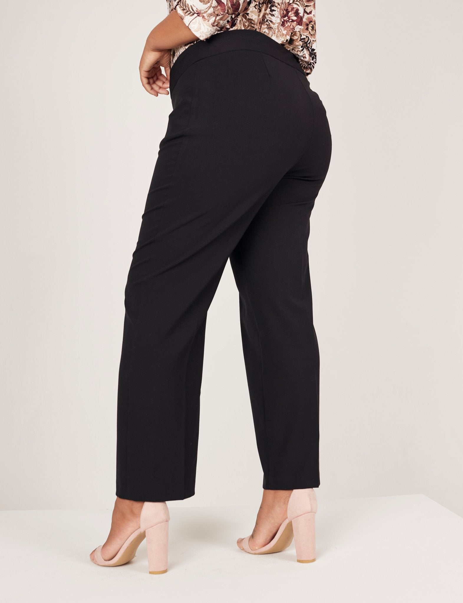 Roz & Ali Secret Agent Pull On Tummy Control Pants - Plus - DressbarnPants