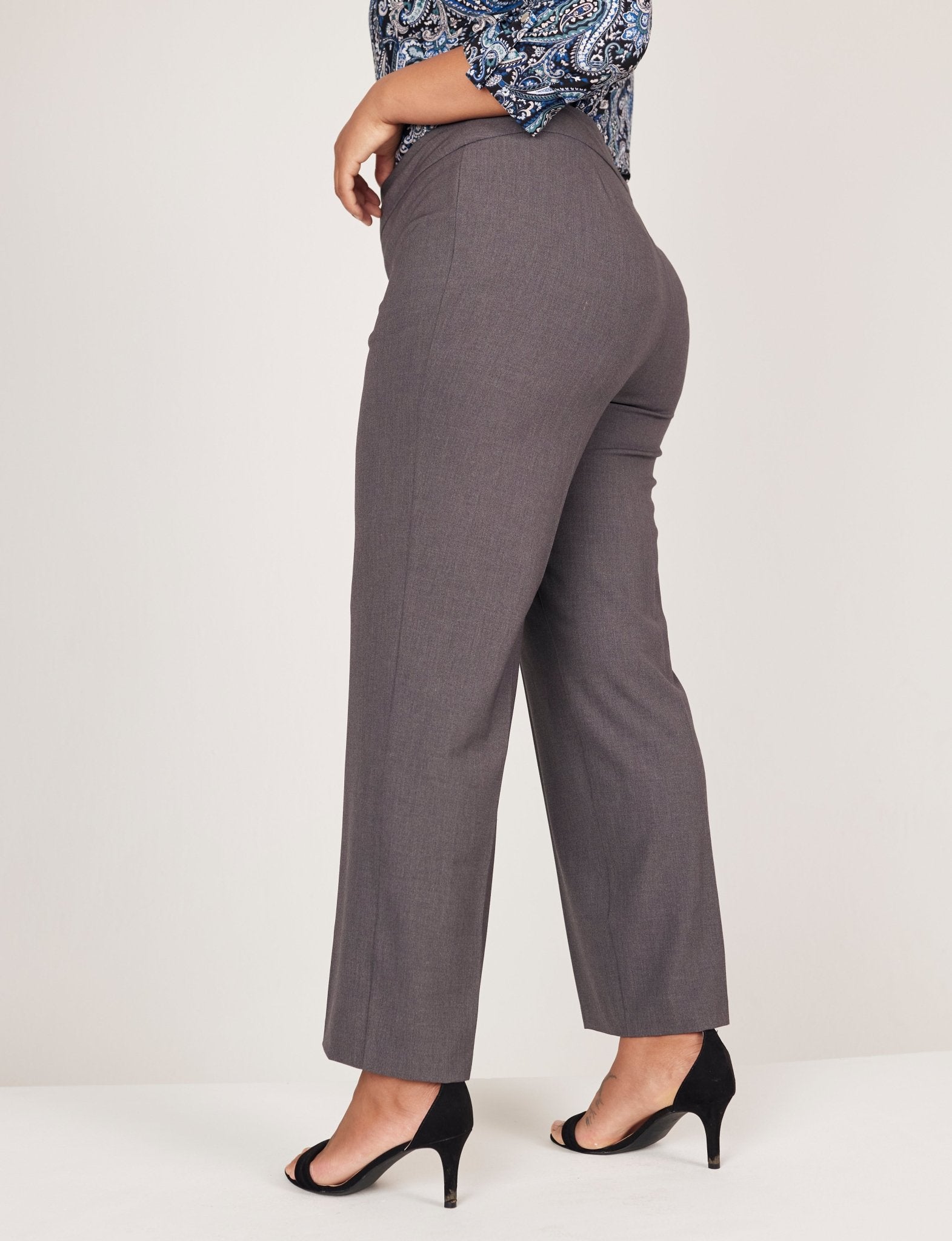 Roz & Ali Secret Agent Pull On Tummy Control Pants - Plus - DressbarnPants