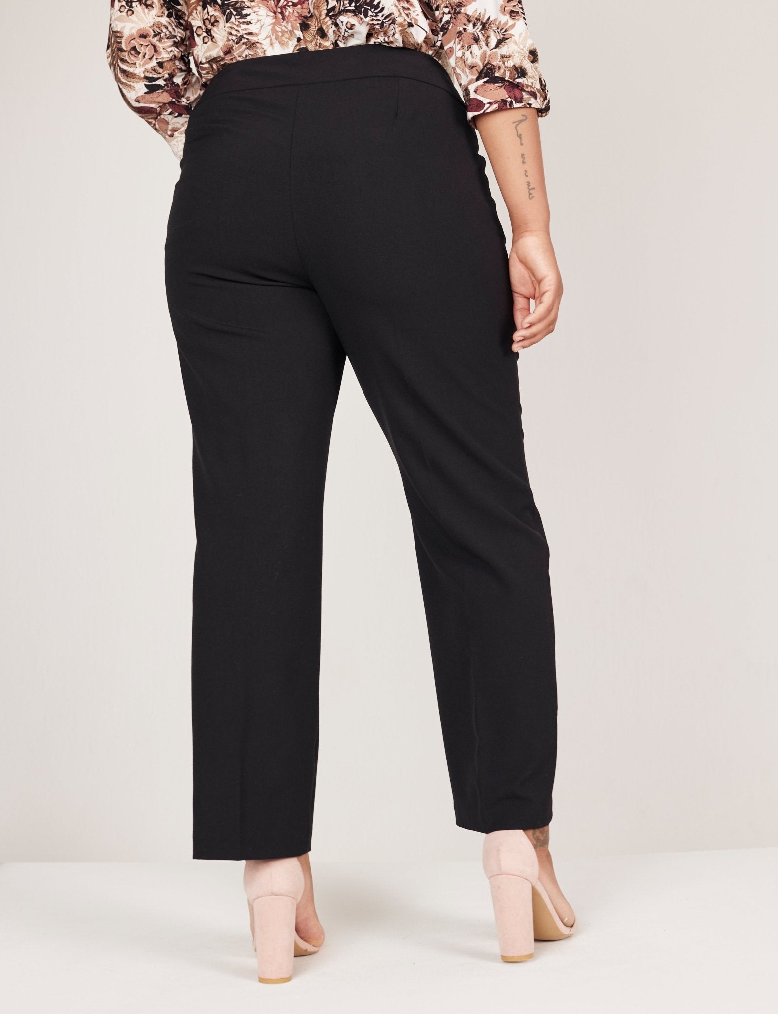 Roz & Ali Secret Agent Pull On Tummy Control Pants - Plus - DressbarnPants