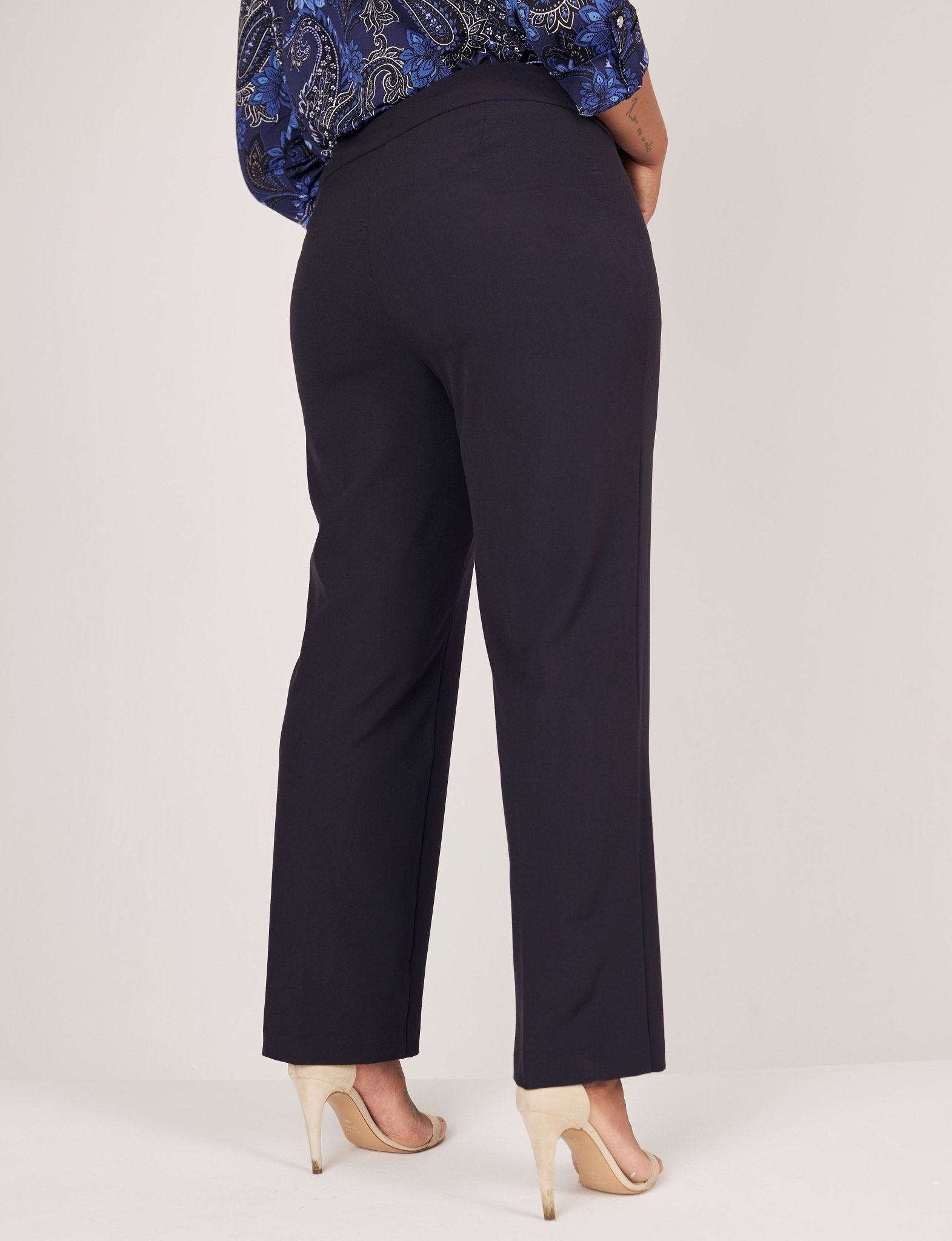 Roz & Ali Secret Agent Pull On Tummy Control Pants - Plus - DressbarnPants