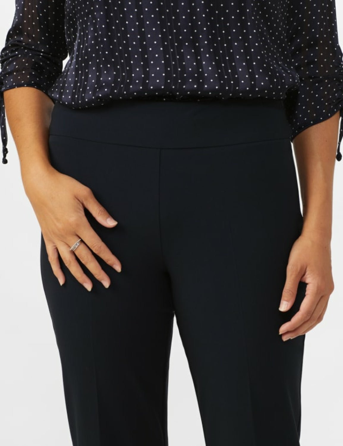 Roz & Ali Secret Agent Pull On Tummy Control Pants-Tall Length - DressbarnPants