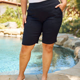 Roz & Ali Secret Agent Pull On Tummy Control Shorts With Pockets Plus - DressbarnShorts & Capris