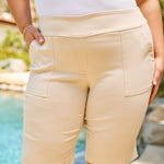 Roz & Ali Secret Agent Pull On Tummy Control Shorts With Pockets Plus - DressbarnShorts & Capris