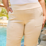 Roz & Ali Secret Agent Pull On Tummy Control Shorts With Pockets Plus - DressbarnShorts & Capris