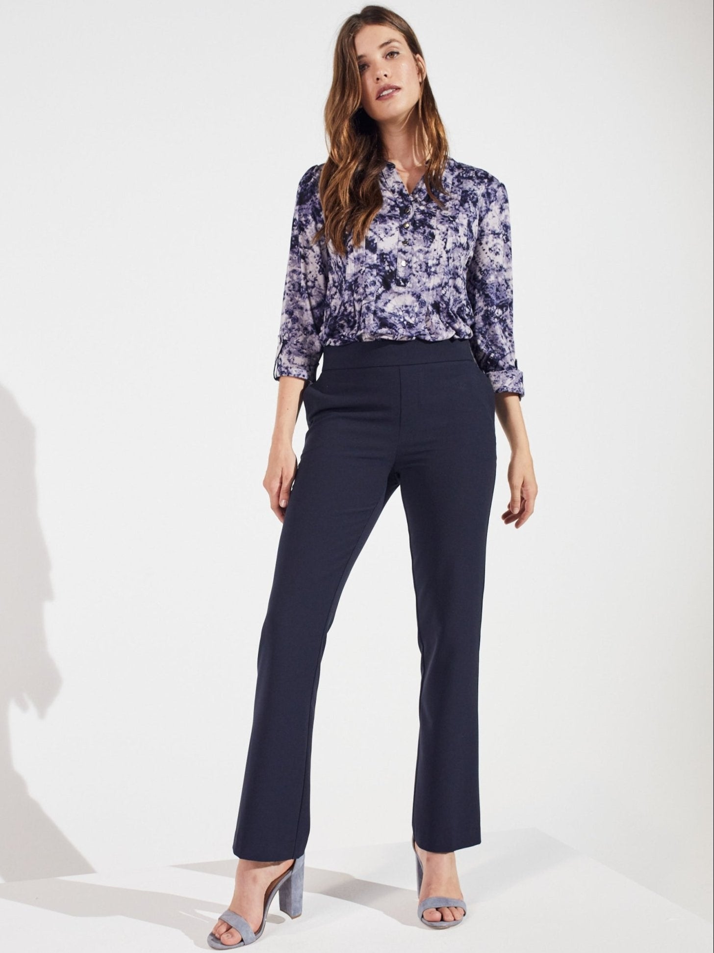 Roz & Ali Secret Agent Slight Bootcut Pants - Petite - DressbarnPants
