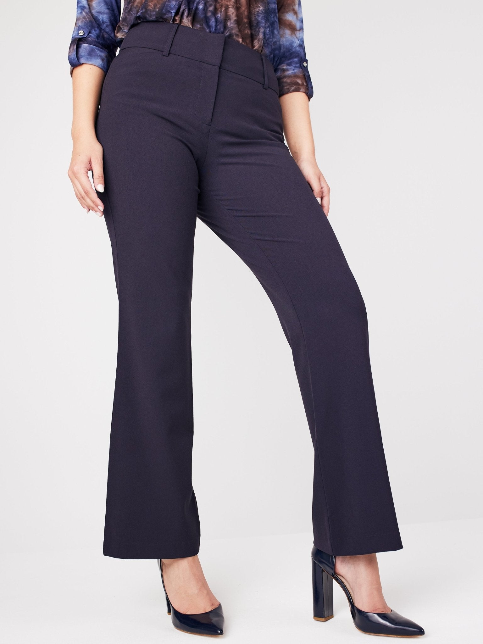 Roz & Ali Secret Agent Trouser With Cateye Pockets And Zipper - Plus - DressbarnPants