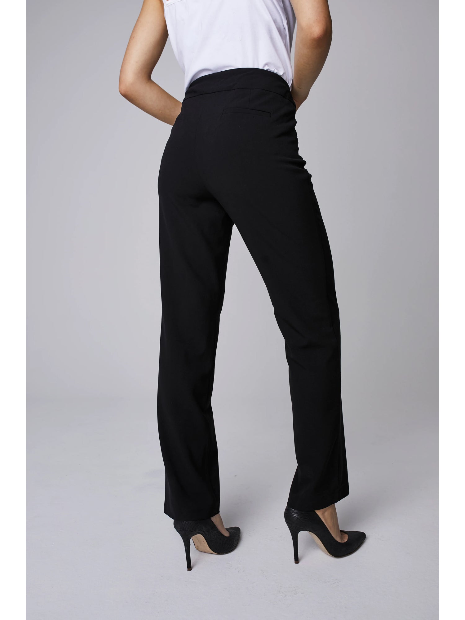 Roz & Ali Secret Agent Tummy Control Pants Cateye with Rivets - Short Length - DressbarnPants