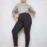 Roz & Ali Tummy Control Everywhere Legging - Plus - DressbarnClothing
