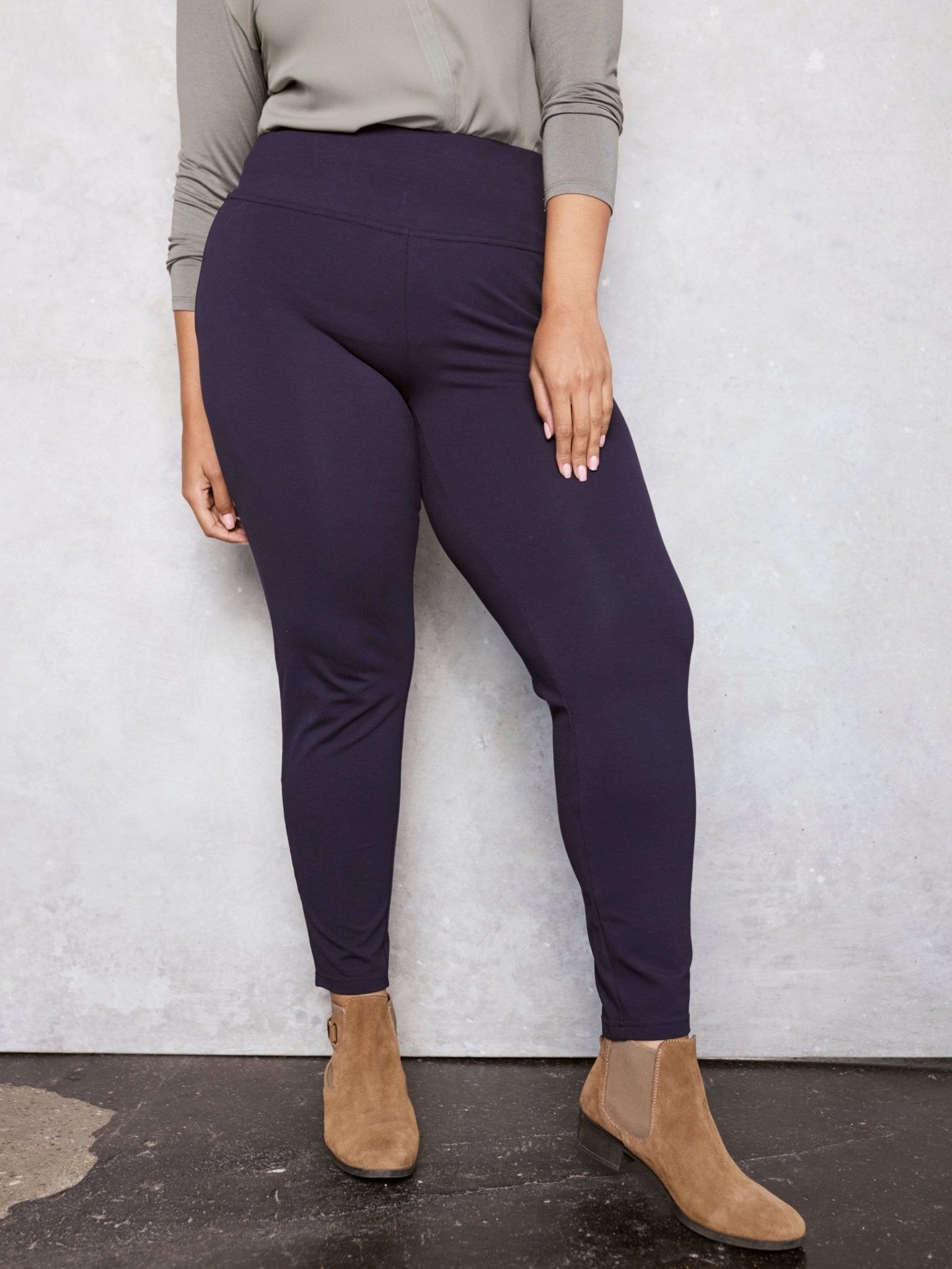 Dressbarn Roz & Ali Women's Plus Size Tummy Control Leggings - Black, 2x :  Target