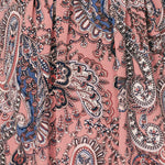 Roz & Ali V-Neck Diamond Stitch Paisley Popover - DressbarnShirts & Blouses