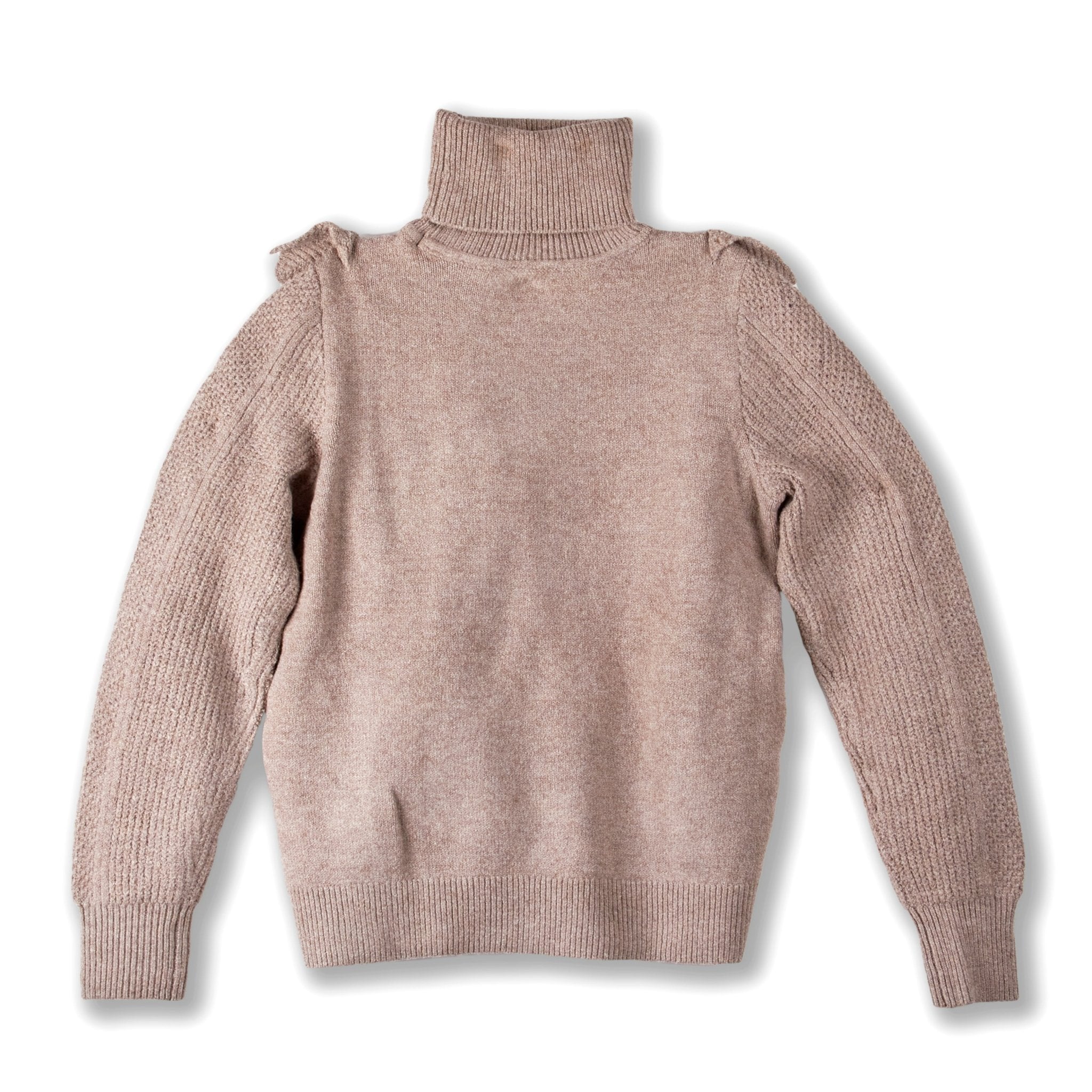 Ruffle Trim Cowl Neck Sweater - DressbarnShirts & Blouses