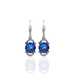 Scalloped Blue Drop Earrings - DressbarnEarrings