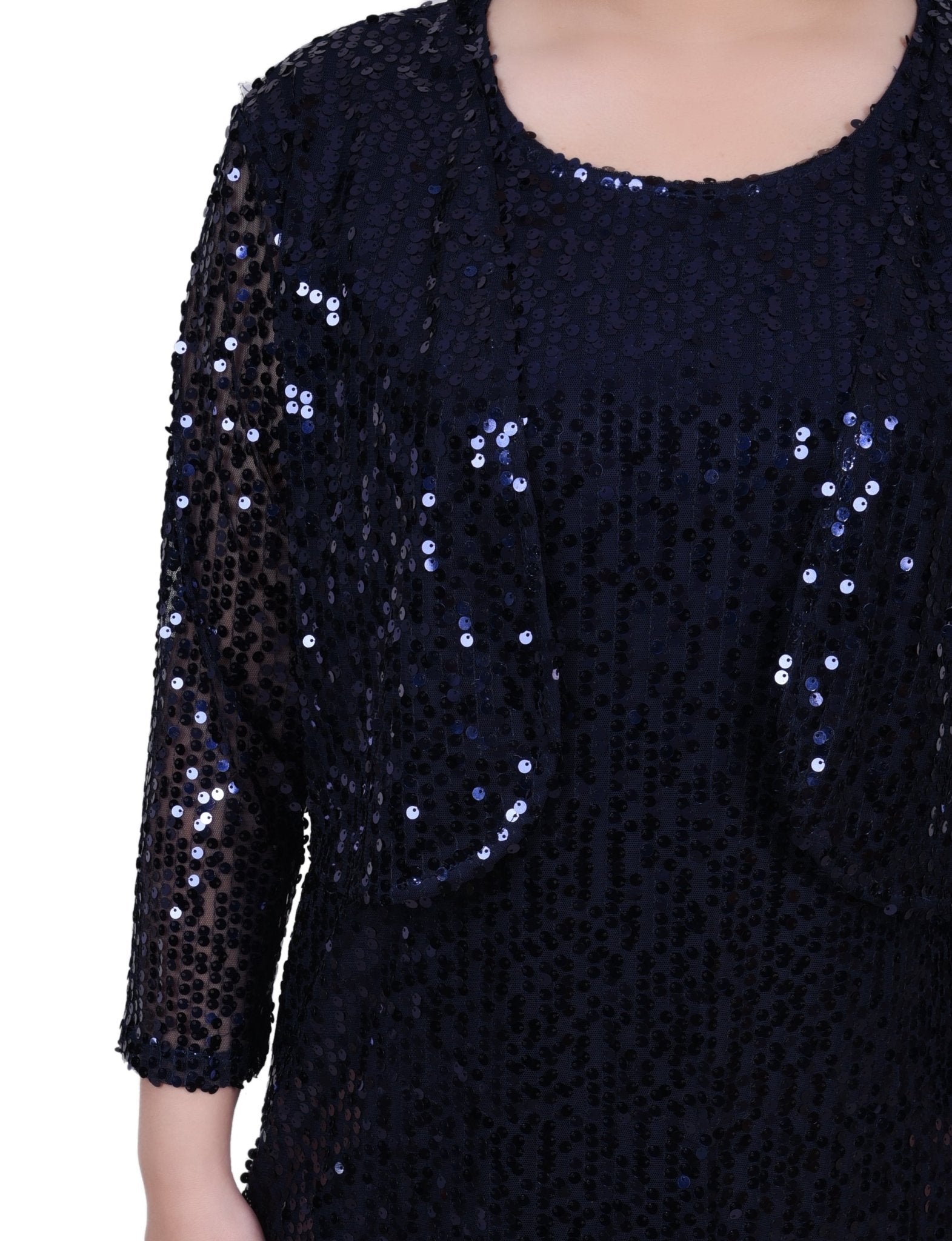 Sequined Bolero Jacket And Dress - Petite - DressbarnDresses