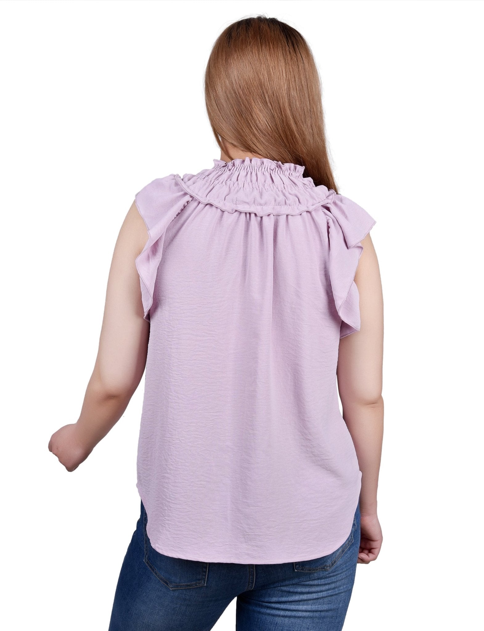 Short flutter Sleeve Blouse - DressbarnShirts & Blouses