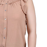 Short flutter Sleeve Blouse - DressbarnShirts & Blouses