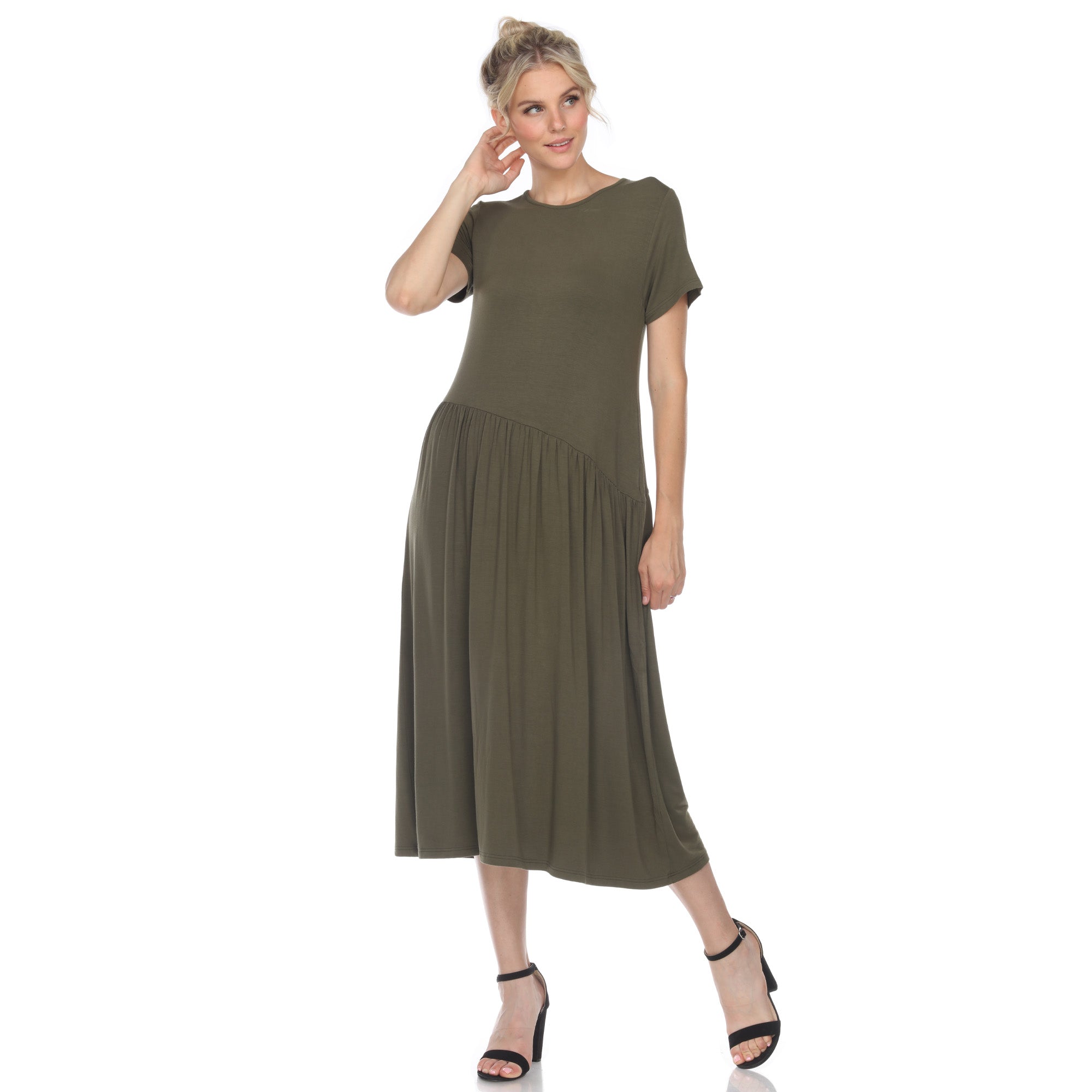 Short Sleeve Maxi Dress - DressbarnDresses