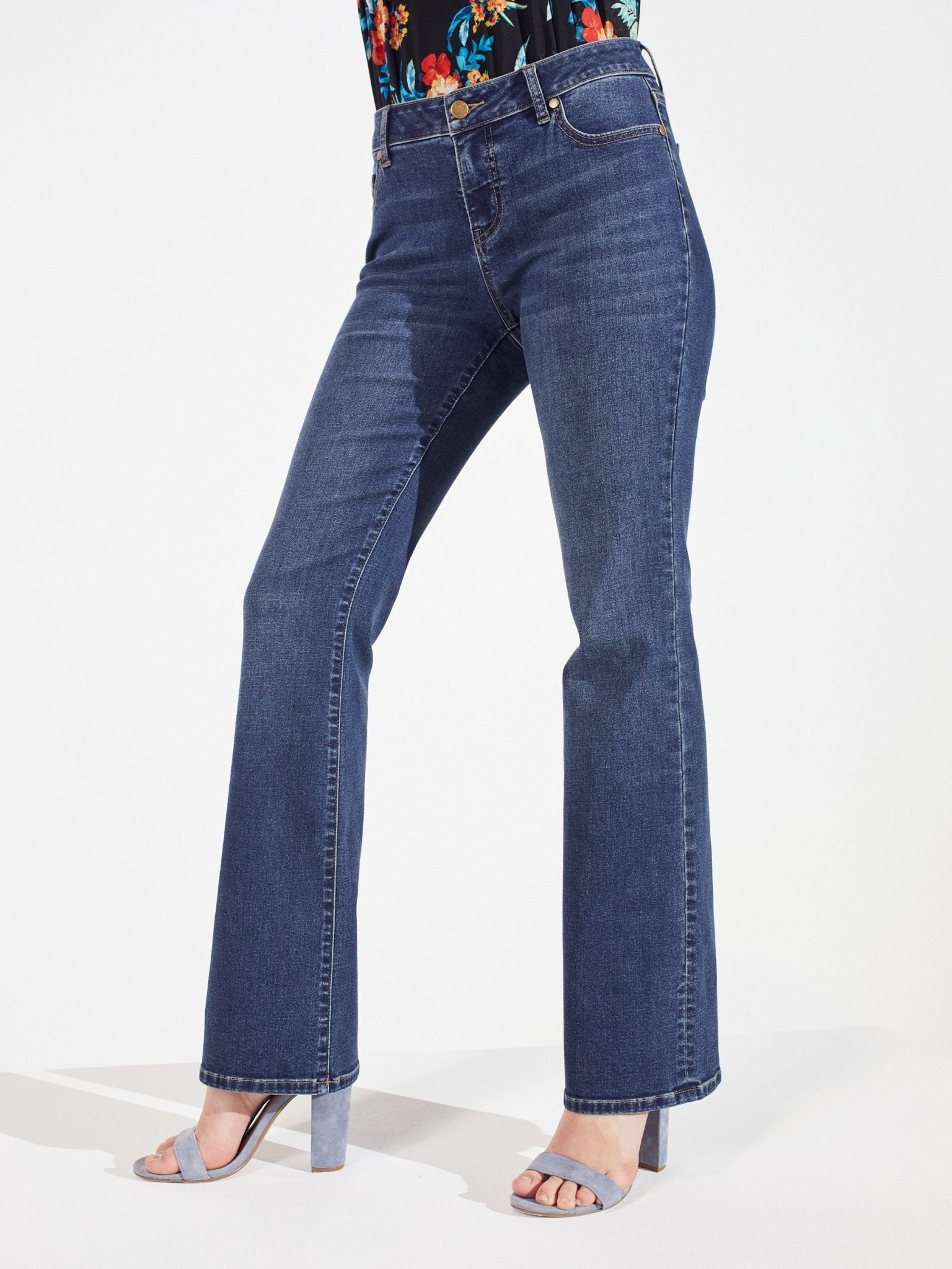 Signature Bootcut 5 Pocket Denim Jean - DressbarnClothing