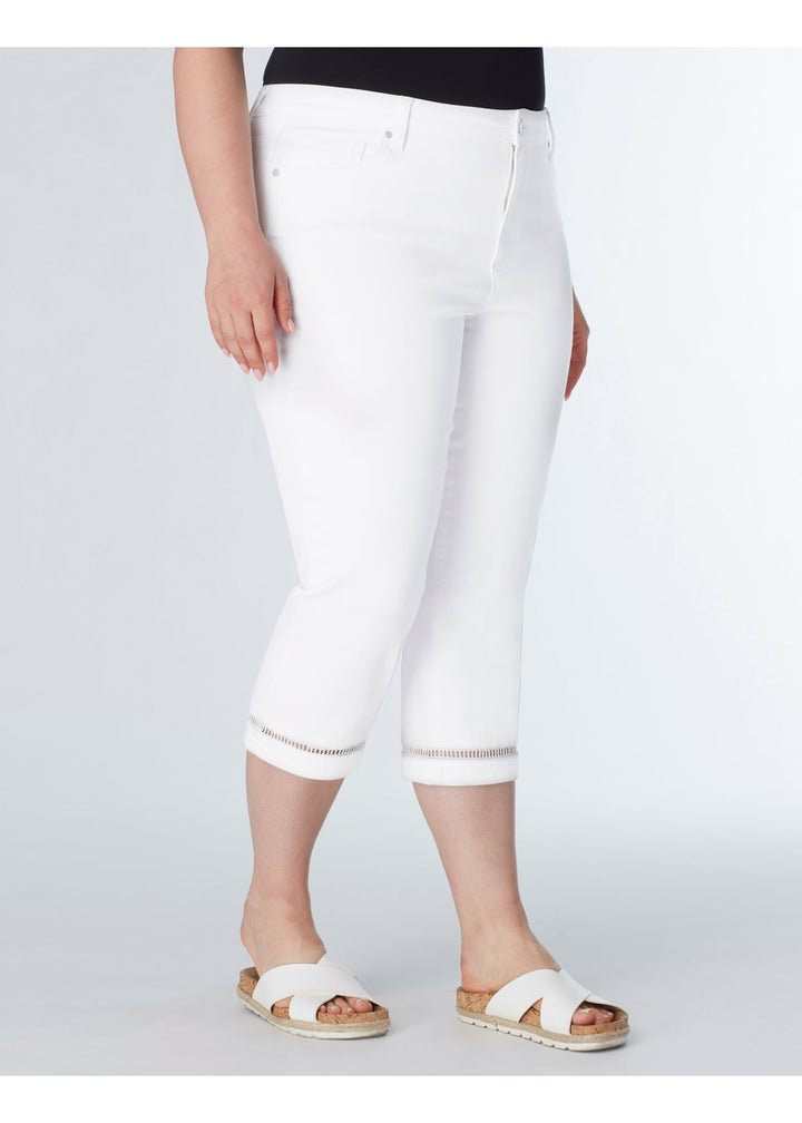 Westport Signature Side Slit Capri in Vintage - Plus