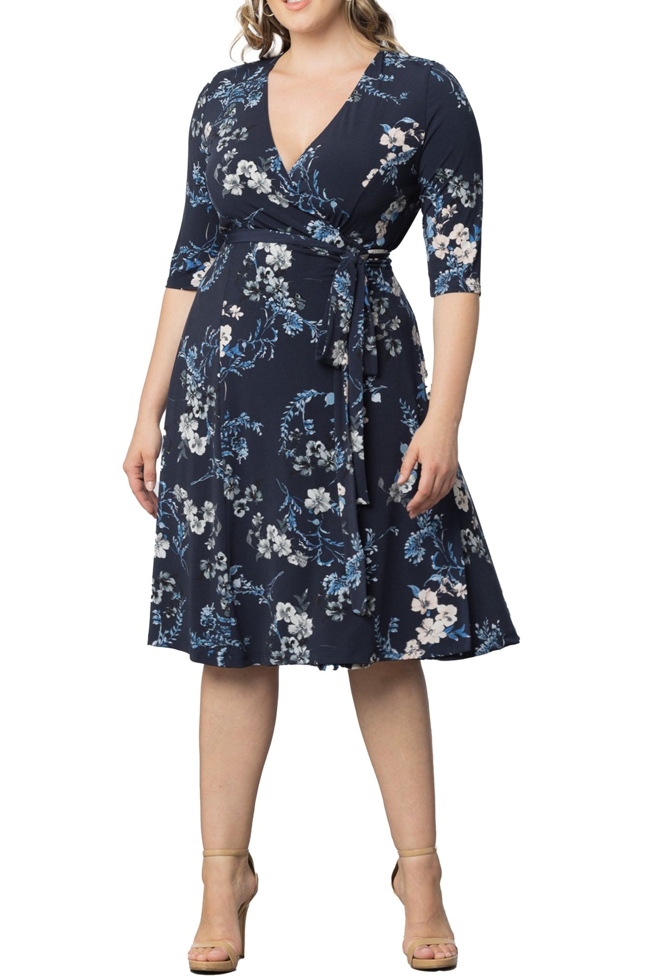 Signature Wrap Dress - Plus - DressbarnDresses