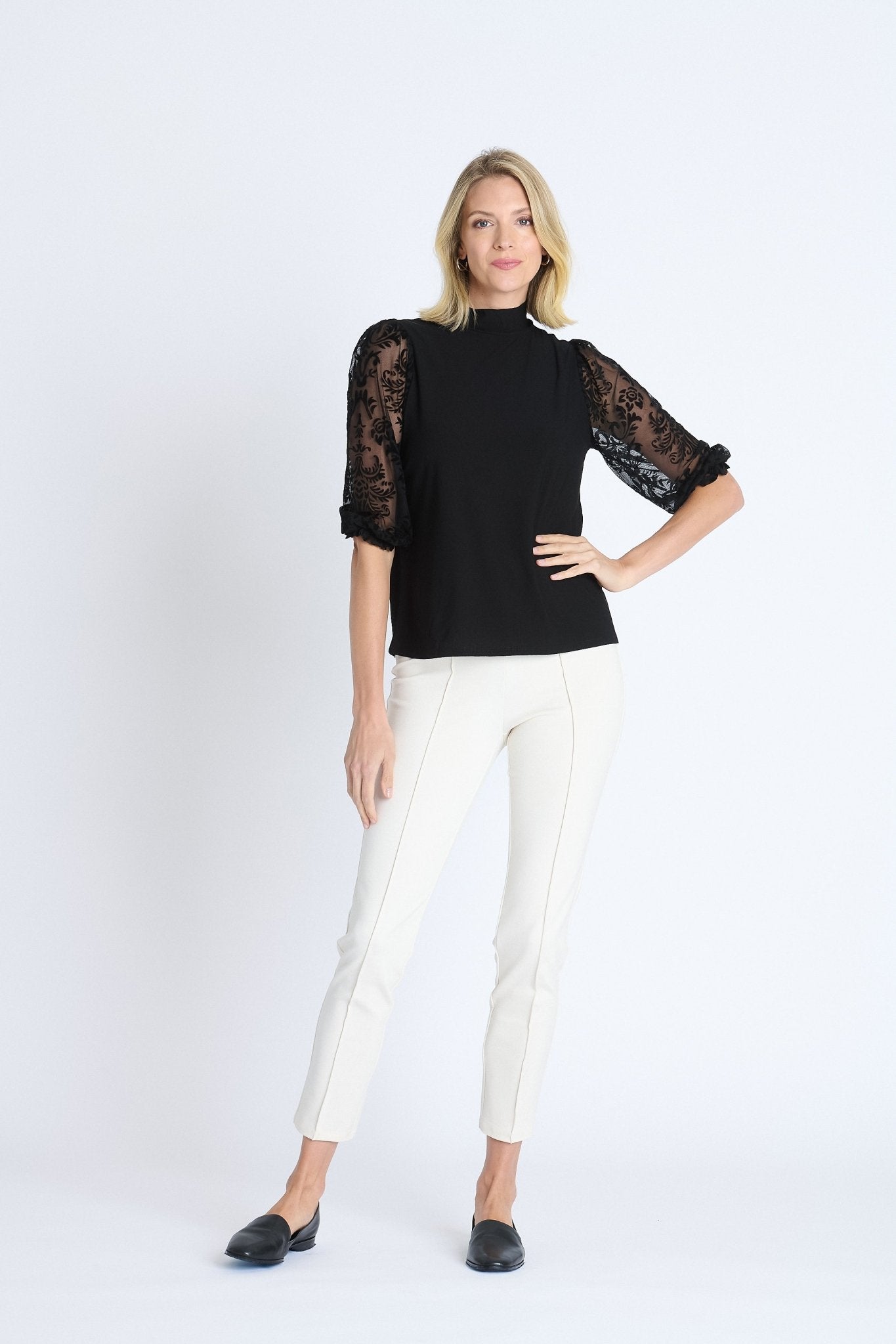 Skinny Ponte Seam Front Pant - DressbarnPants