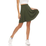 Solid Flared Skater Skirt - DressbarnSkirts