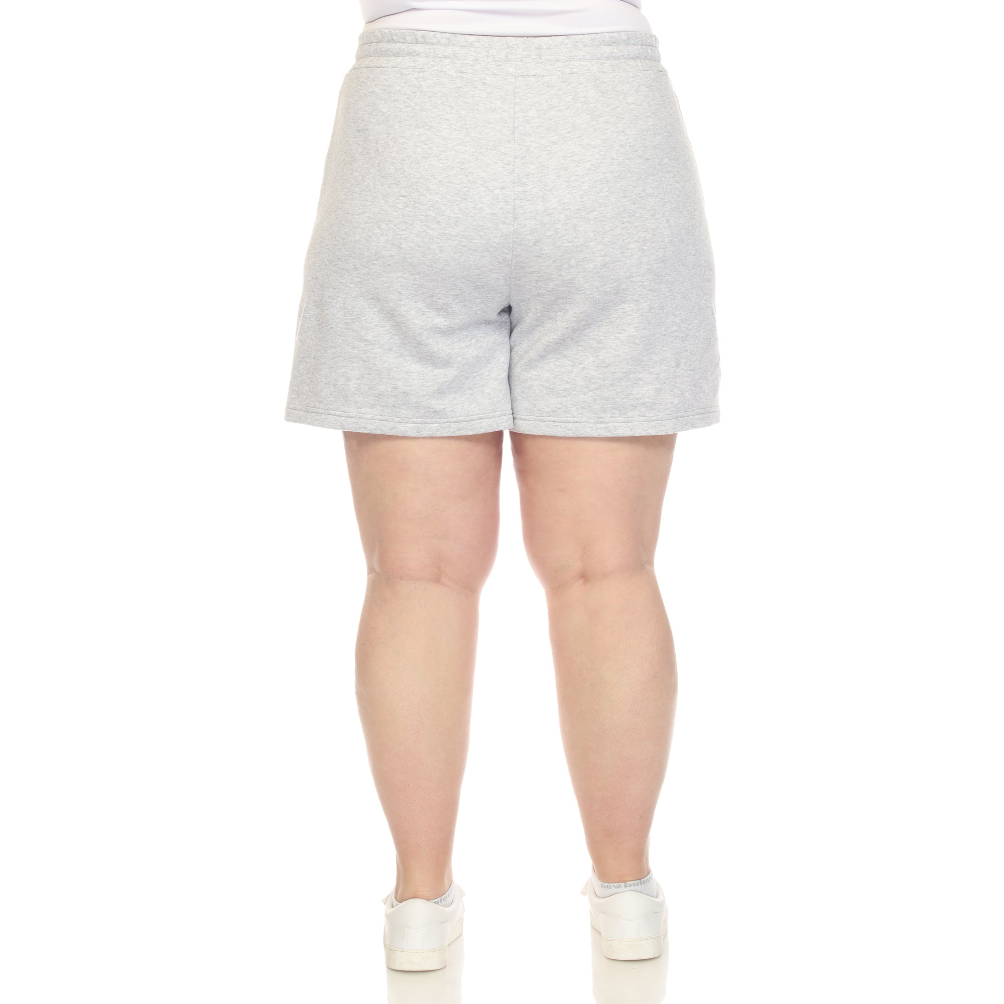 Super Soft Drawstring Waistband Sweat Short - Plus - DressbarnShorts & Capris