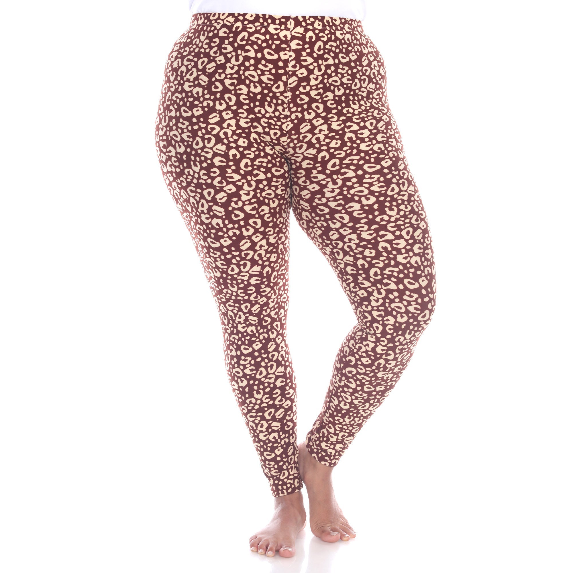 Super Soft Leopard Printed Leggings - Plus - DressbarnLeggings